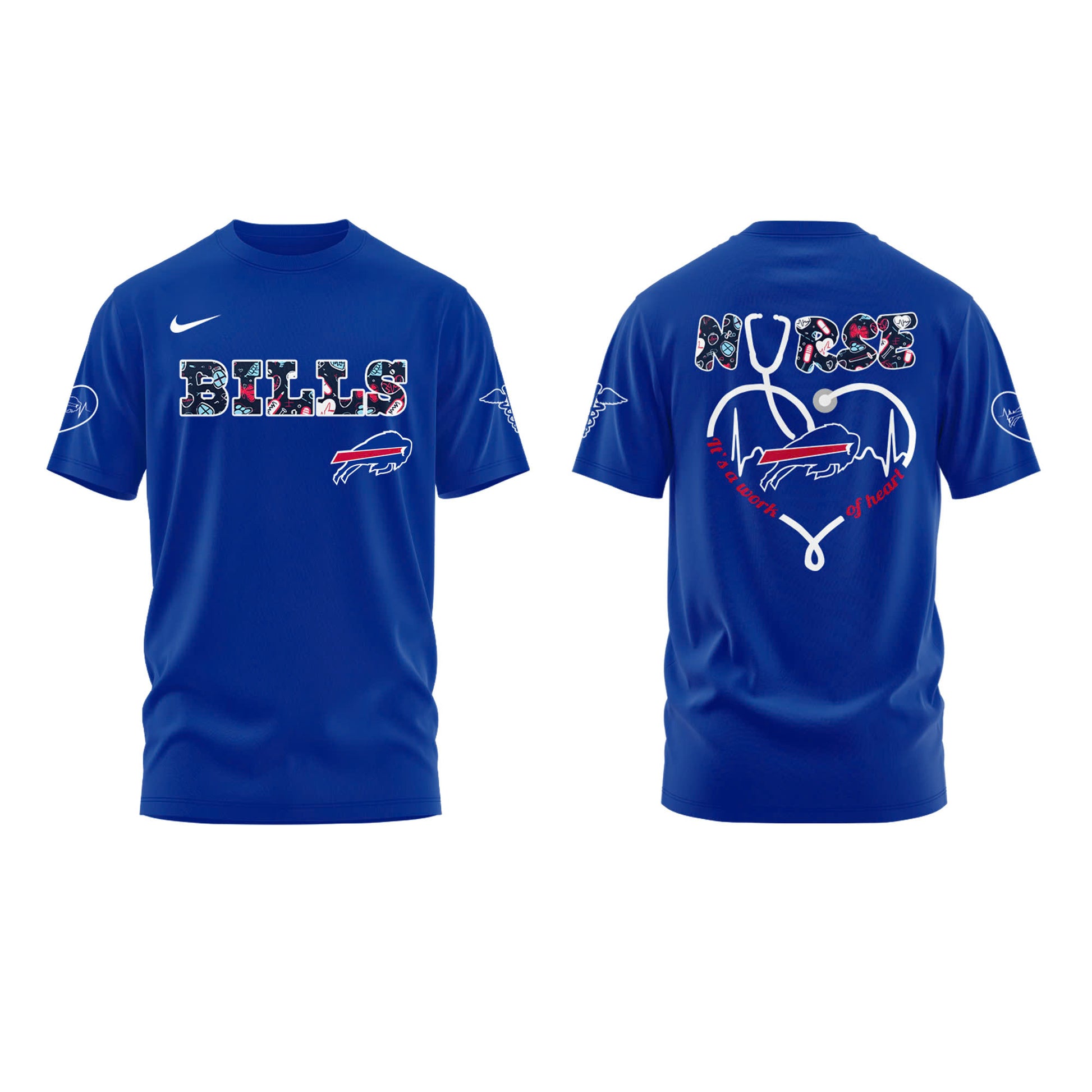 Buffalo Bills NURSES NIGHT Combo Tshirt | Jogger | Cap