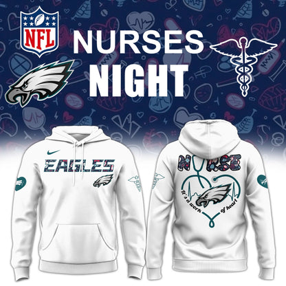 Philadelphia Eagles Nurses Appreciation Hoodie