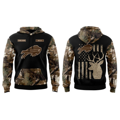 Buffalo Bills x Hunting Fleece Combo Hoodie | Jogger | Cap