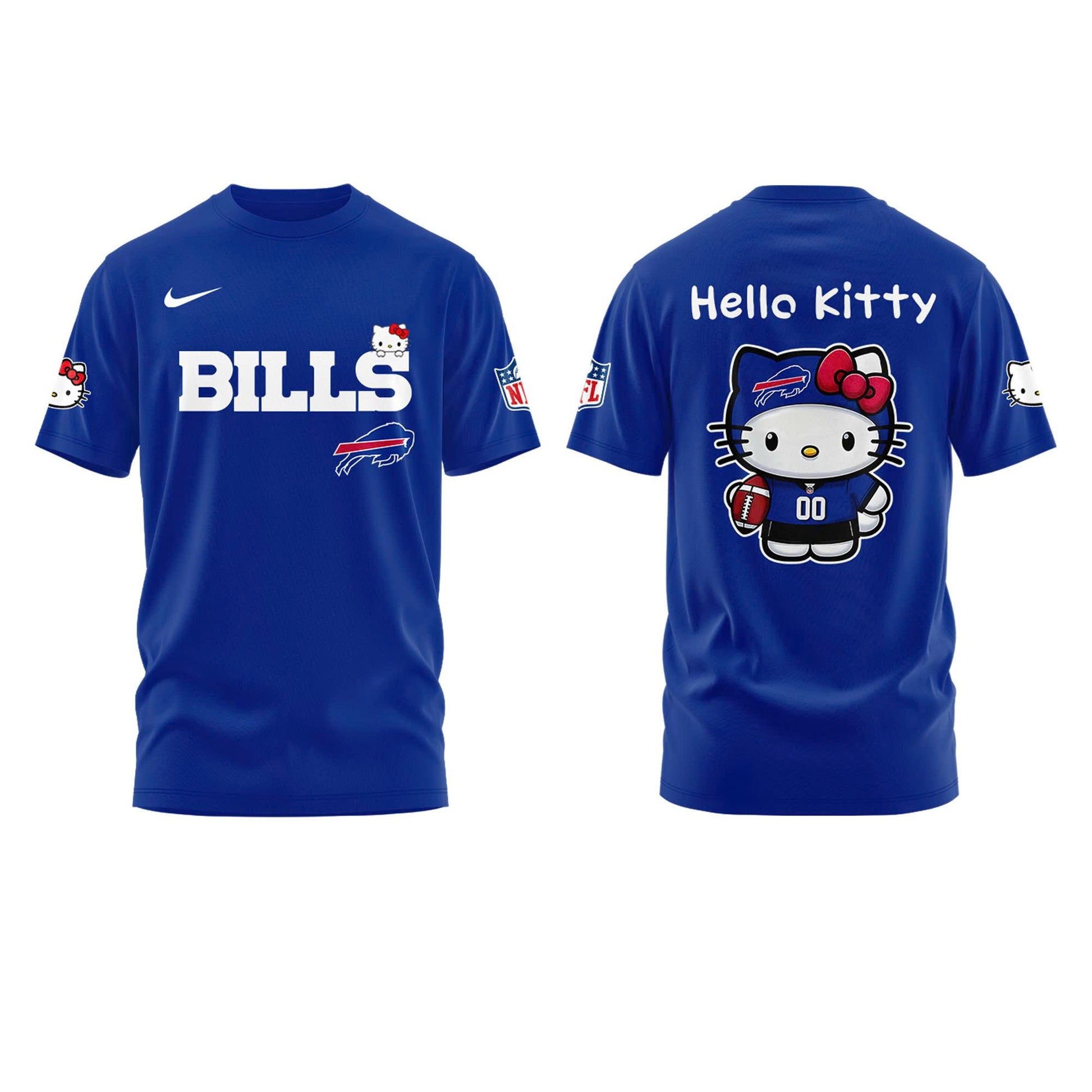 Buffalo Bills Hello Kitty 2025 Combo Tshirt | Jogger | Cap