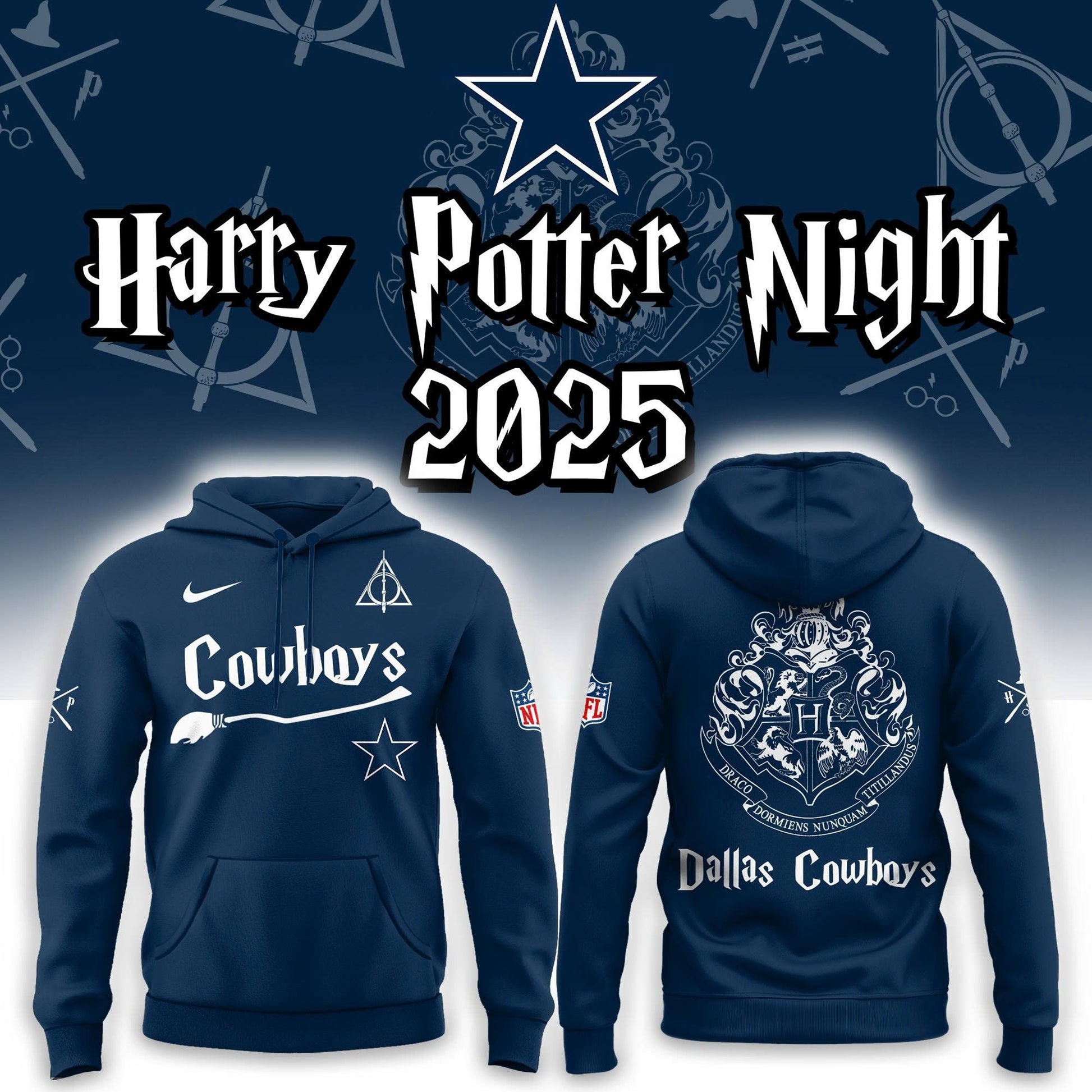 Dallas Cowboys Harry Potter 2025 Combo Hoodie