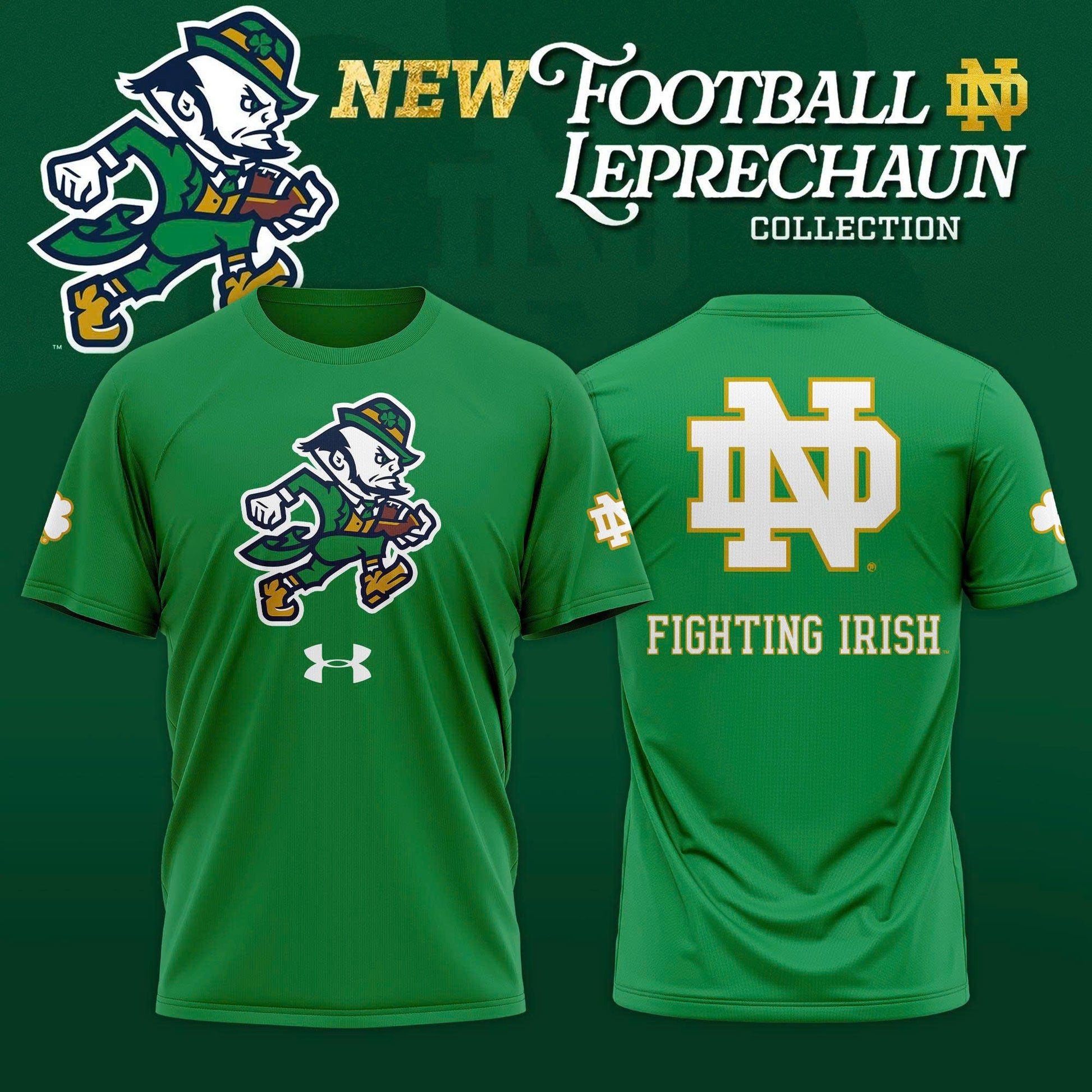 Limited Edition Irish Football Leprechaun Collection 2025 TShirt