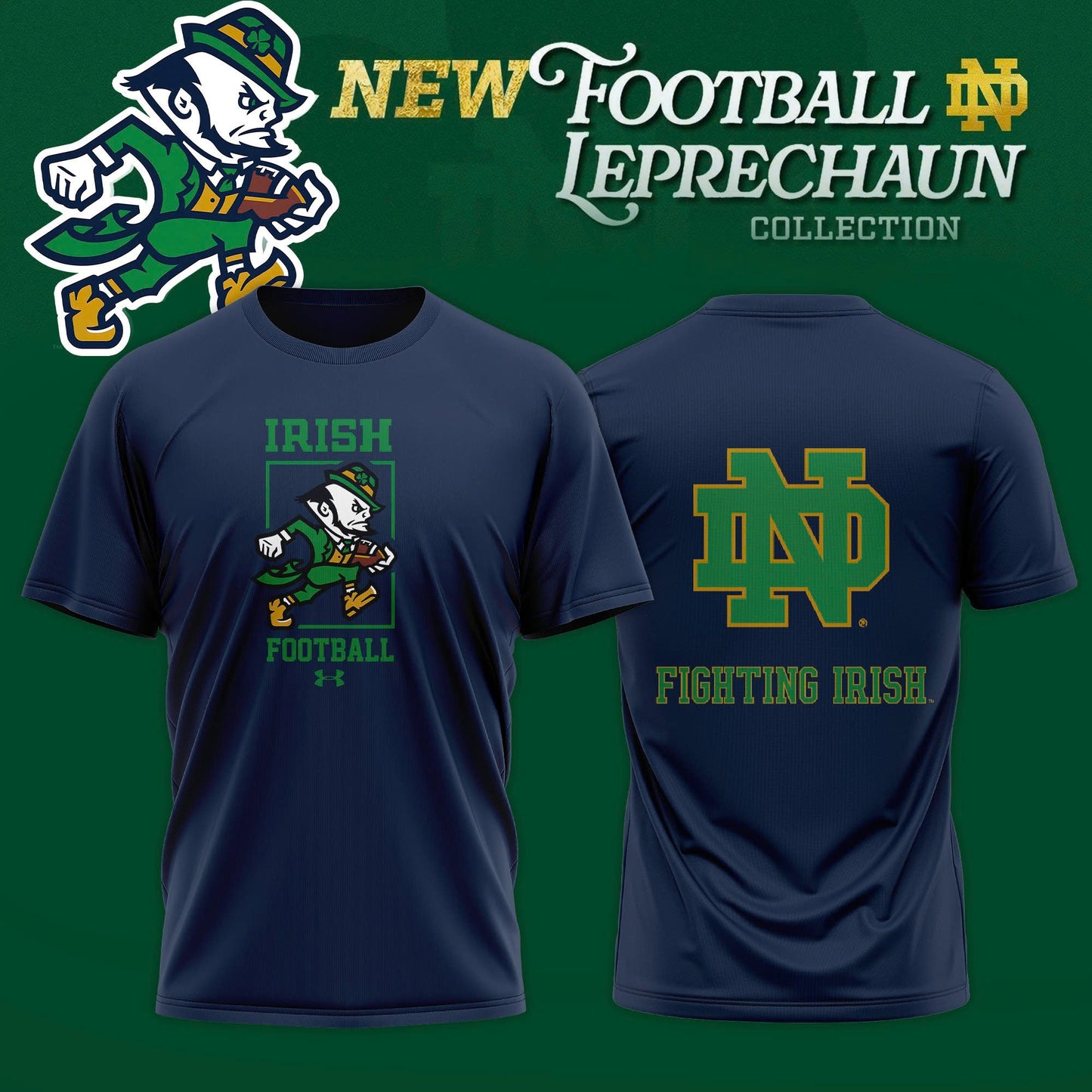 Limited Edition Irish Football Leprechaun Collection 2025 TShirt