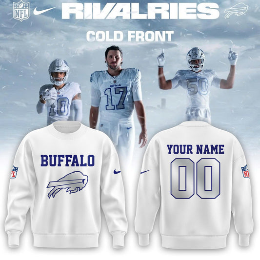 Buffalo Bills Cold Front Rivalries Sweatshirt | Cap | Joggers V2