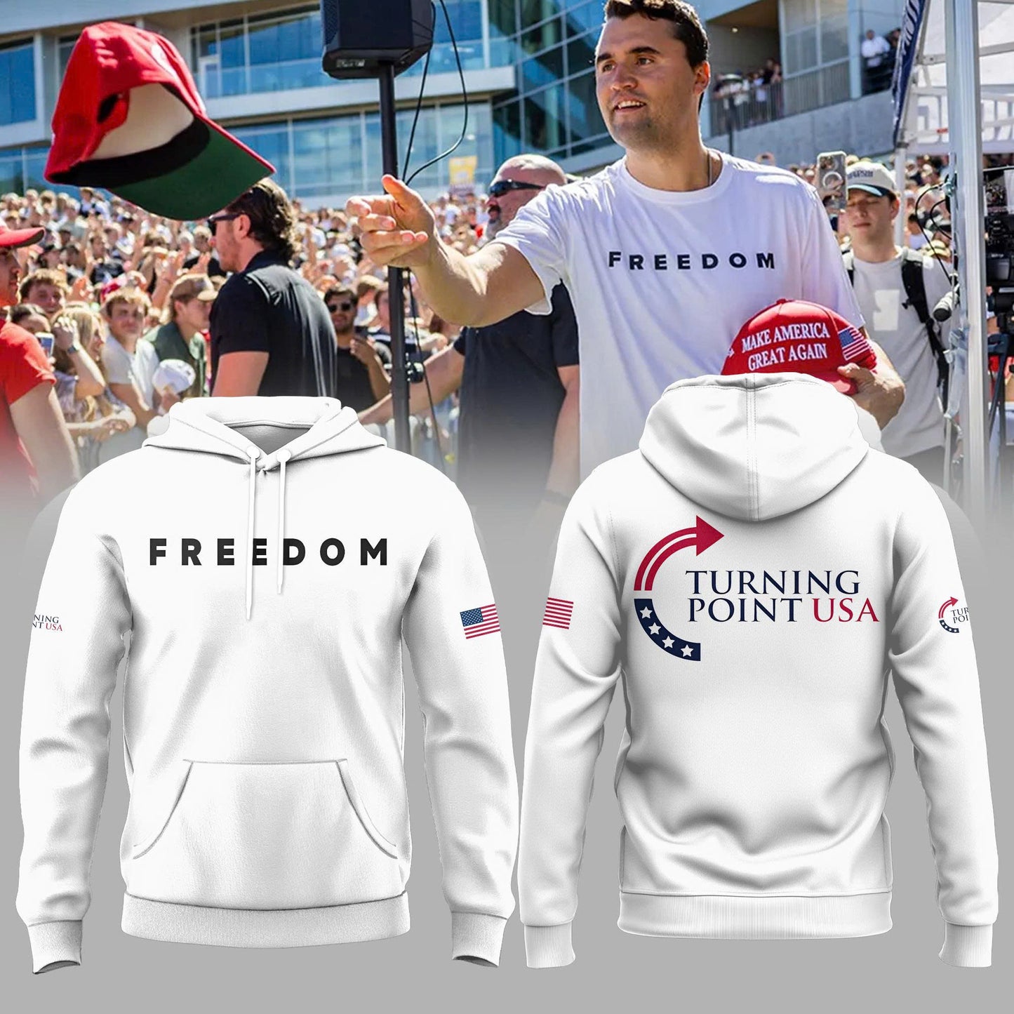 Charlie Kirk Freedom Hoodie 2025 Hoodie | Jogger | Cap