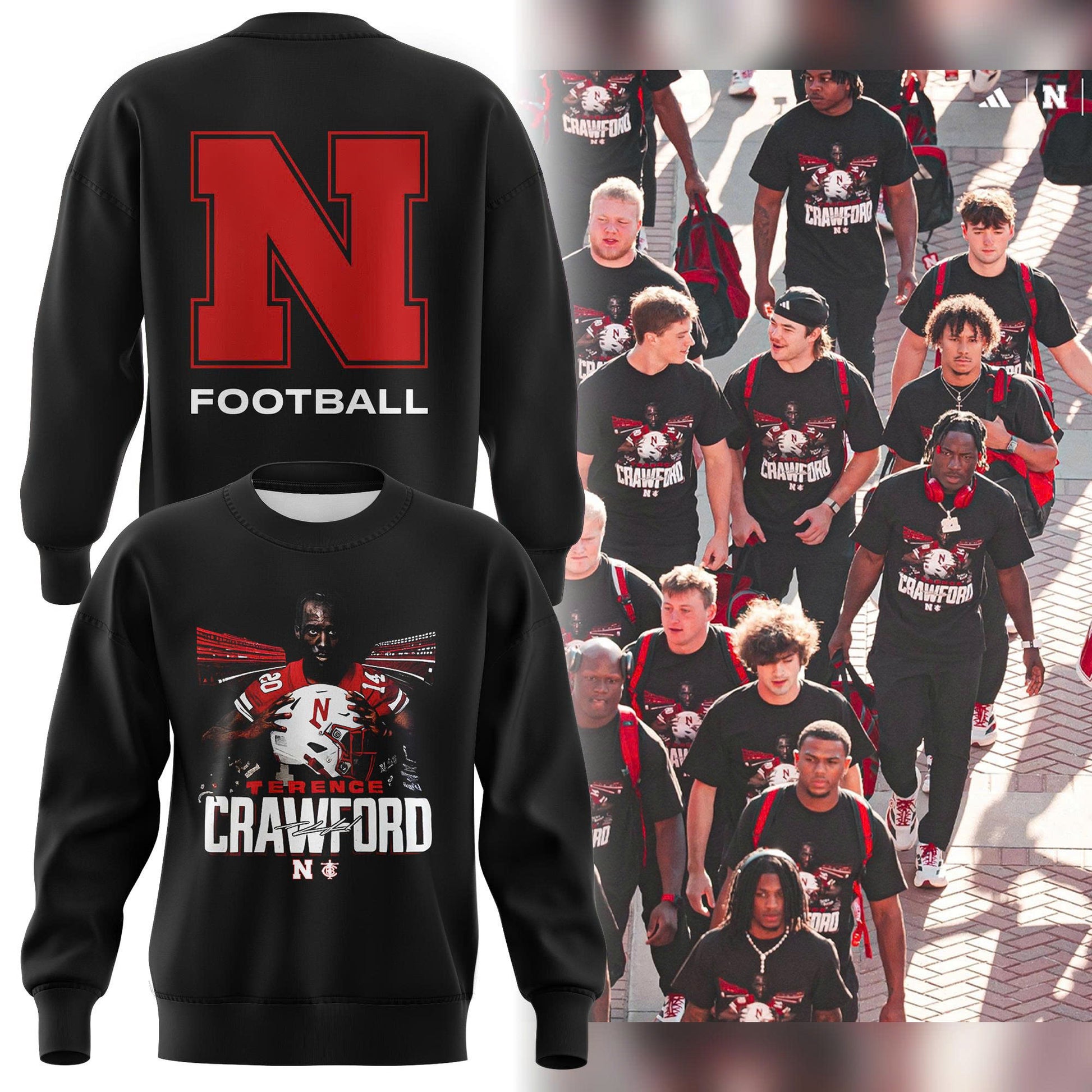 Limited Edition Nebraska Football x Crawford Sweat 2025