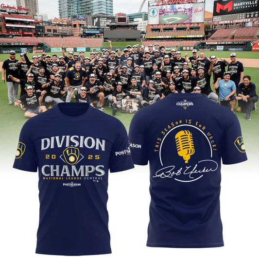 Milwaukee Brewers – 2025 NL Central Division Champions, This season is for Ueck! Combo T-Shirt