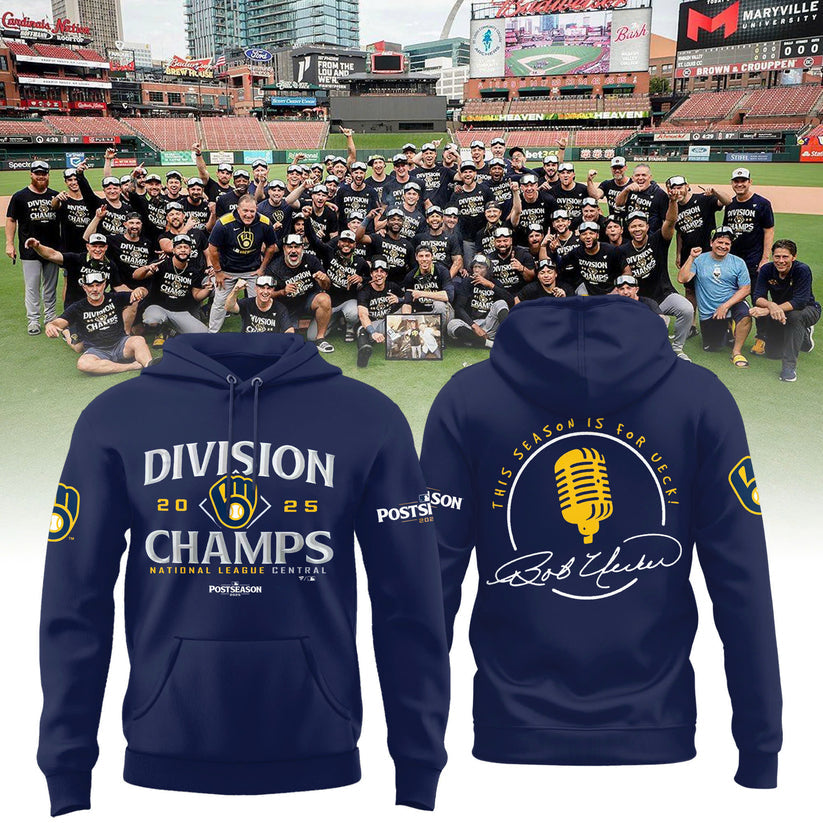 Milwaukee Brewers – 2025 NL Central Division Champions, This season is for Ueck! Combo Hoodie