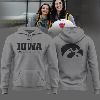 _ Iowa Hawkeyes Gray 2025 Hoodie