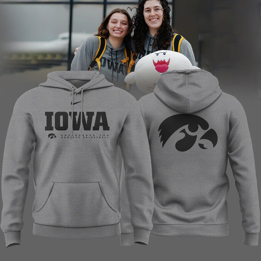 _ Iowa Hawkeyes Gray 2025 Hoodie