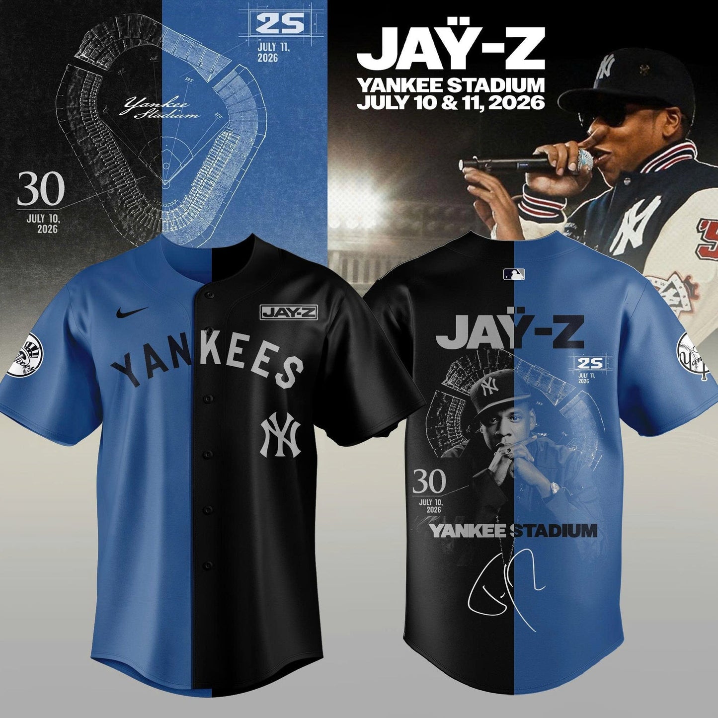 New York Yankees x Jay-Z Hometown Show 2026 Limited Edition Jersey