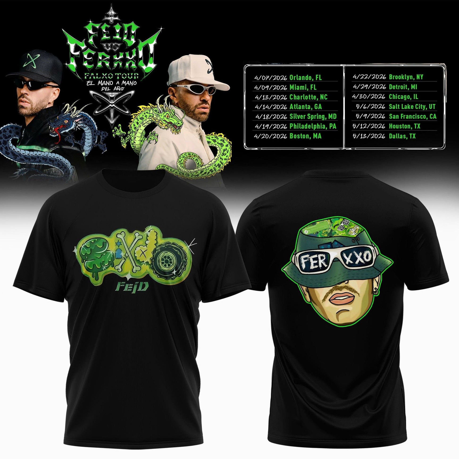 Falxo Tour 2026 Limited Edition T-Shirt