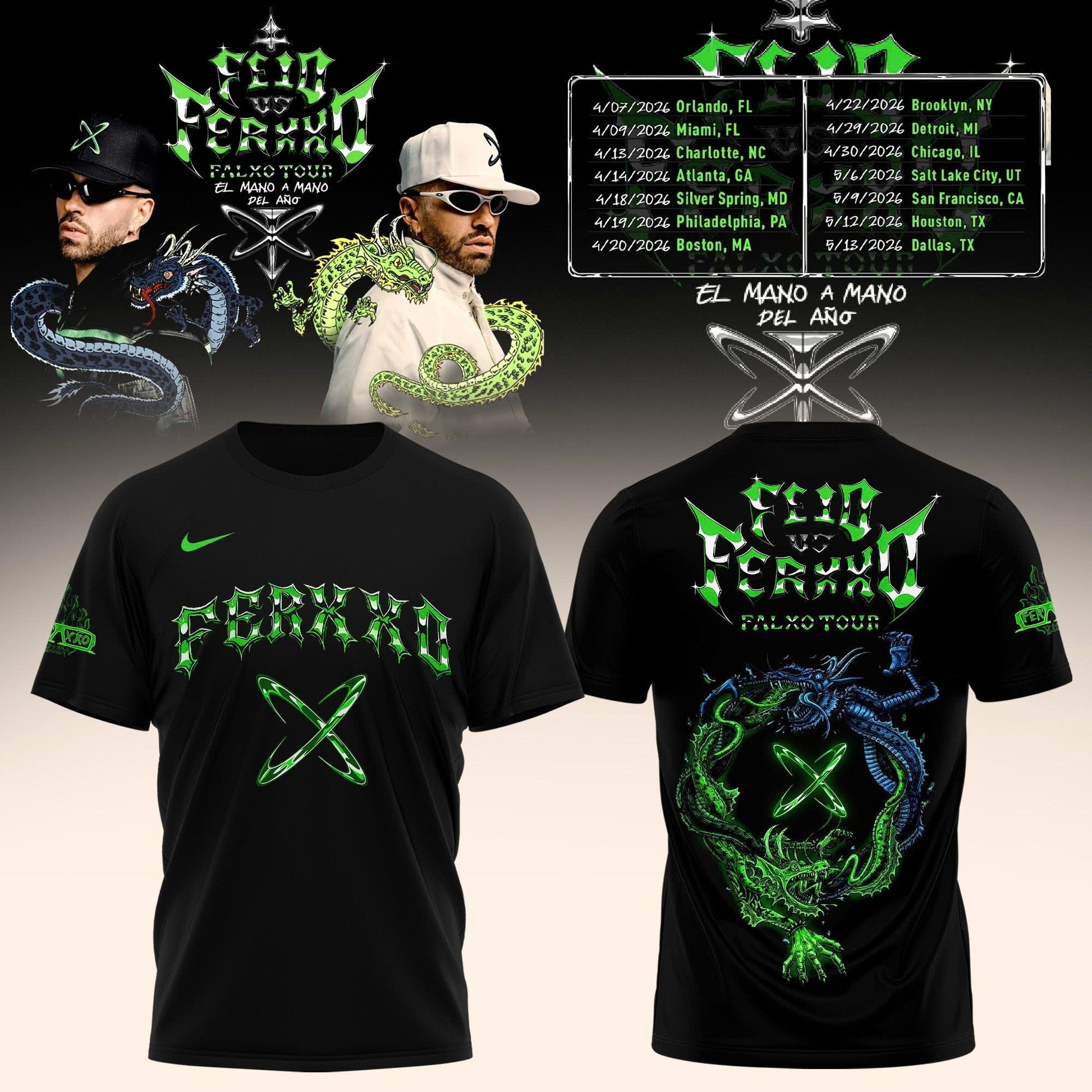 Falxo Tour 2026 Limited Edition T-Shirt