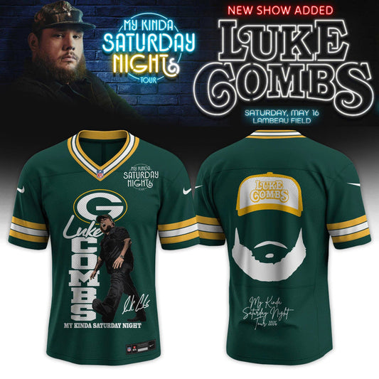 Green Bay Packers x LC My Kinda Saturday Night Tour 2026 Limited Edition Jersey