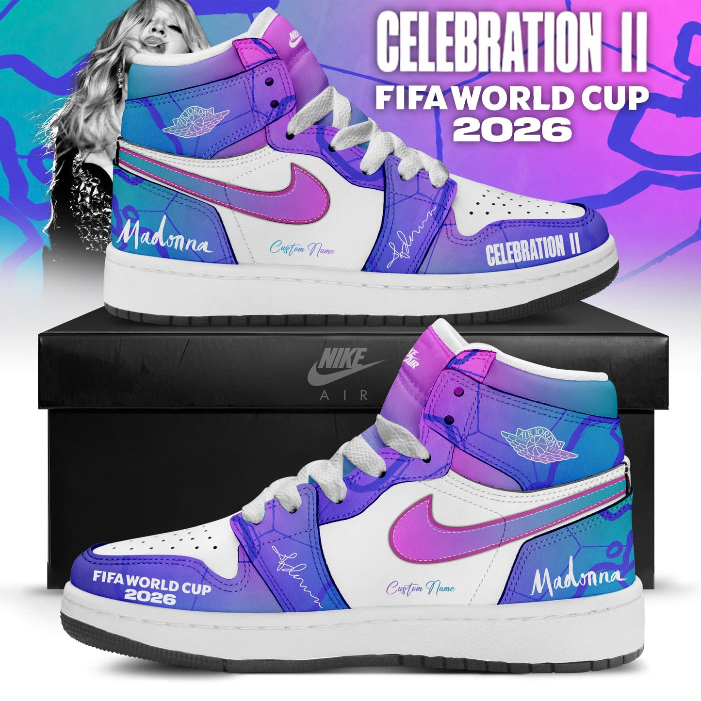 Madonna “Confessions II” Limited Edition AJ1 Sneakers
