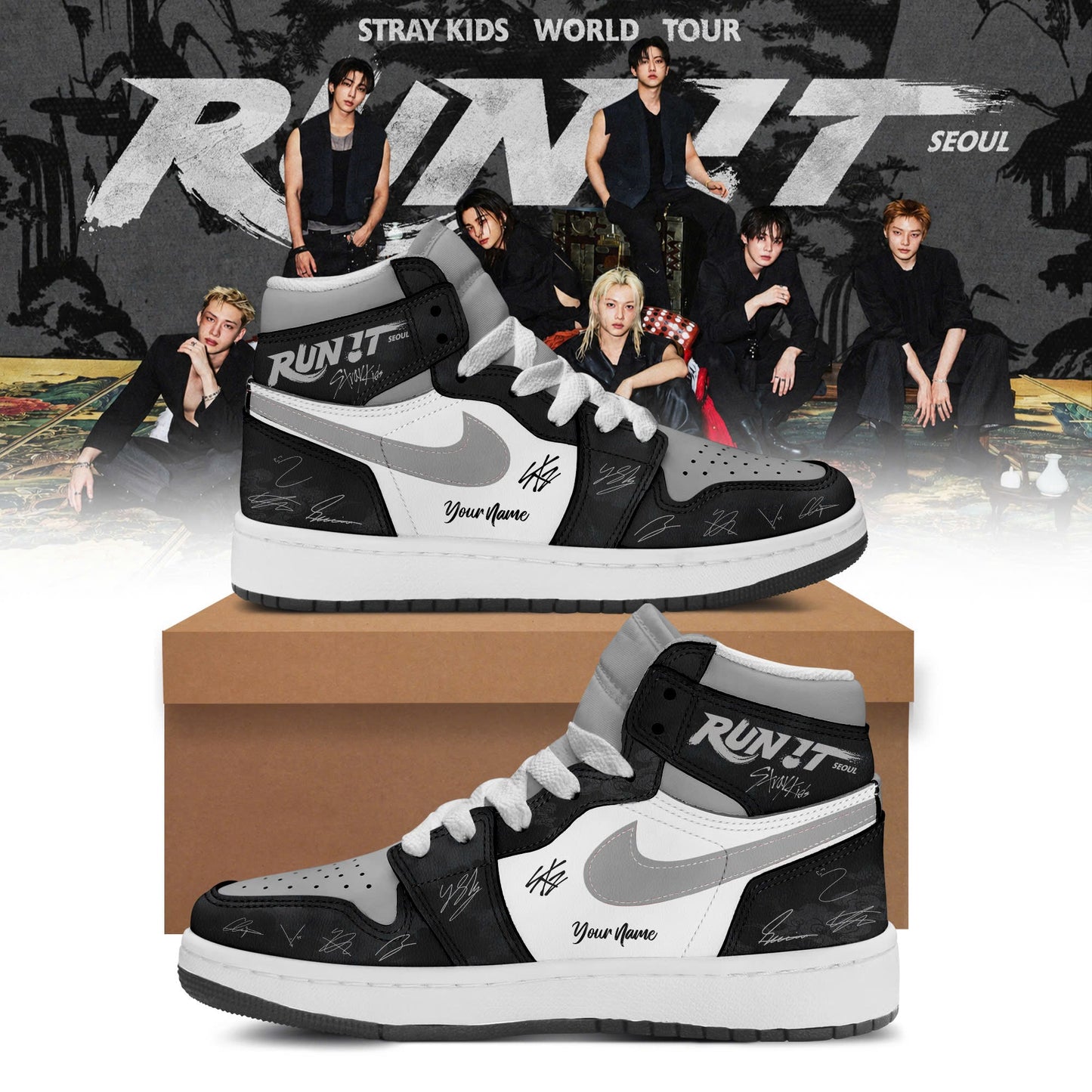 STRAY KIDS – RUN IT WORLD TOUR 2026 Limited Shoes