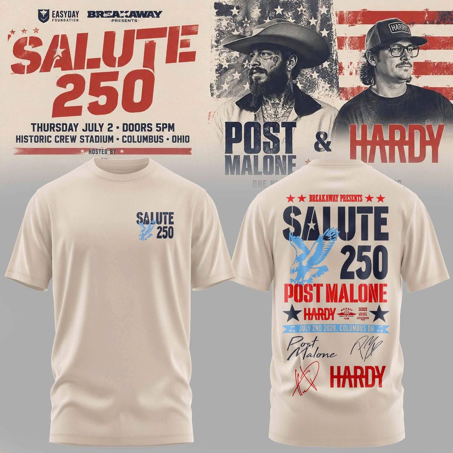 _ Limited Edition Salute 250 Columbus, OH T-Shirt